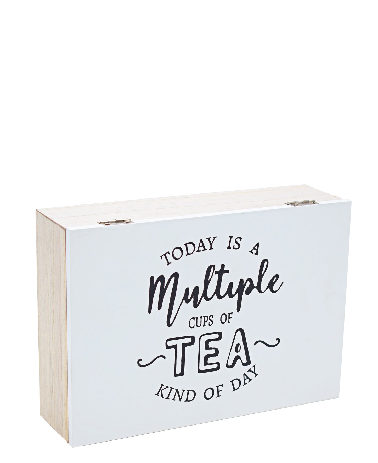 Kitchen Life Tea Box Wood - White