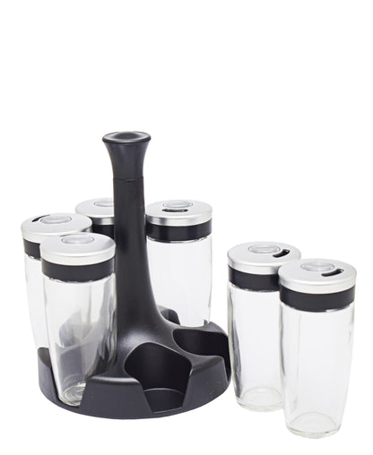 Aqua Piece Spice Rack Black – The Culinarium - Main Image