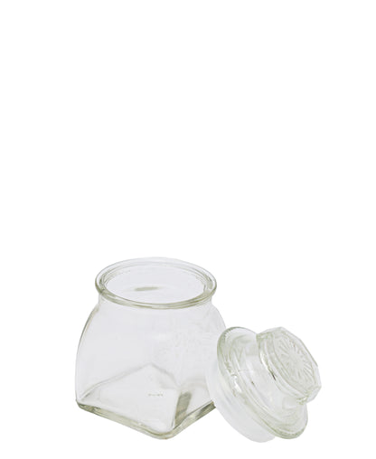Kitchen Life Glass Square Jar with lid 75ML