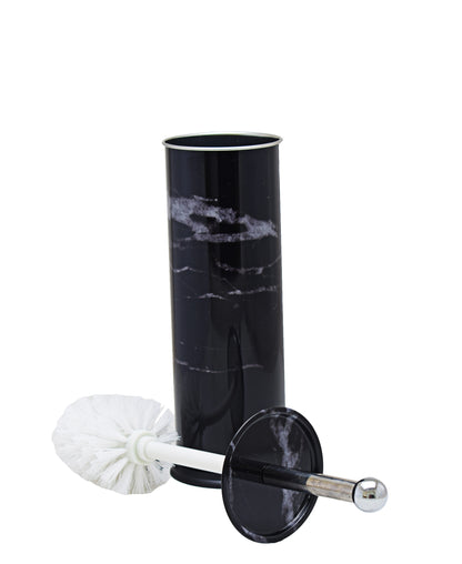 Urban Decor Free Standing Toilet Marble Brush Set - Black