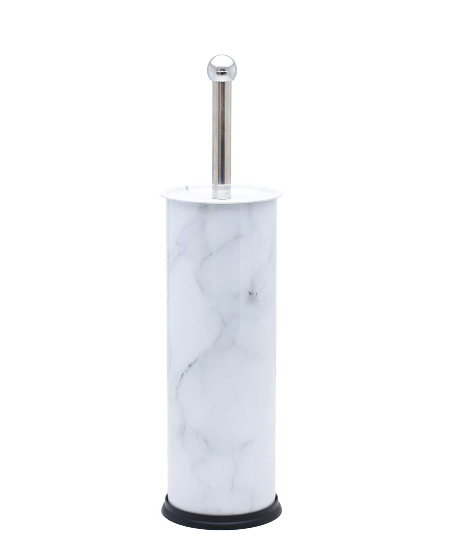 Urban Decor Free Standing Toilet Marble Brush Set - White