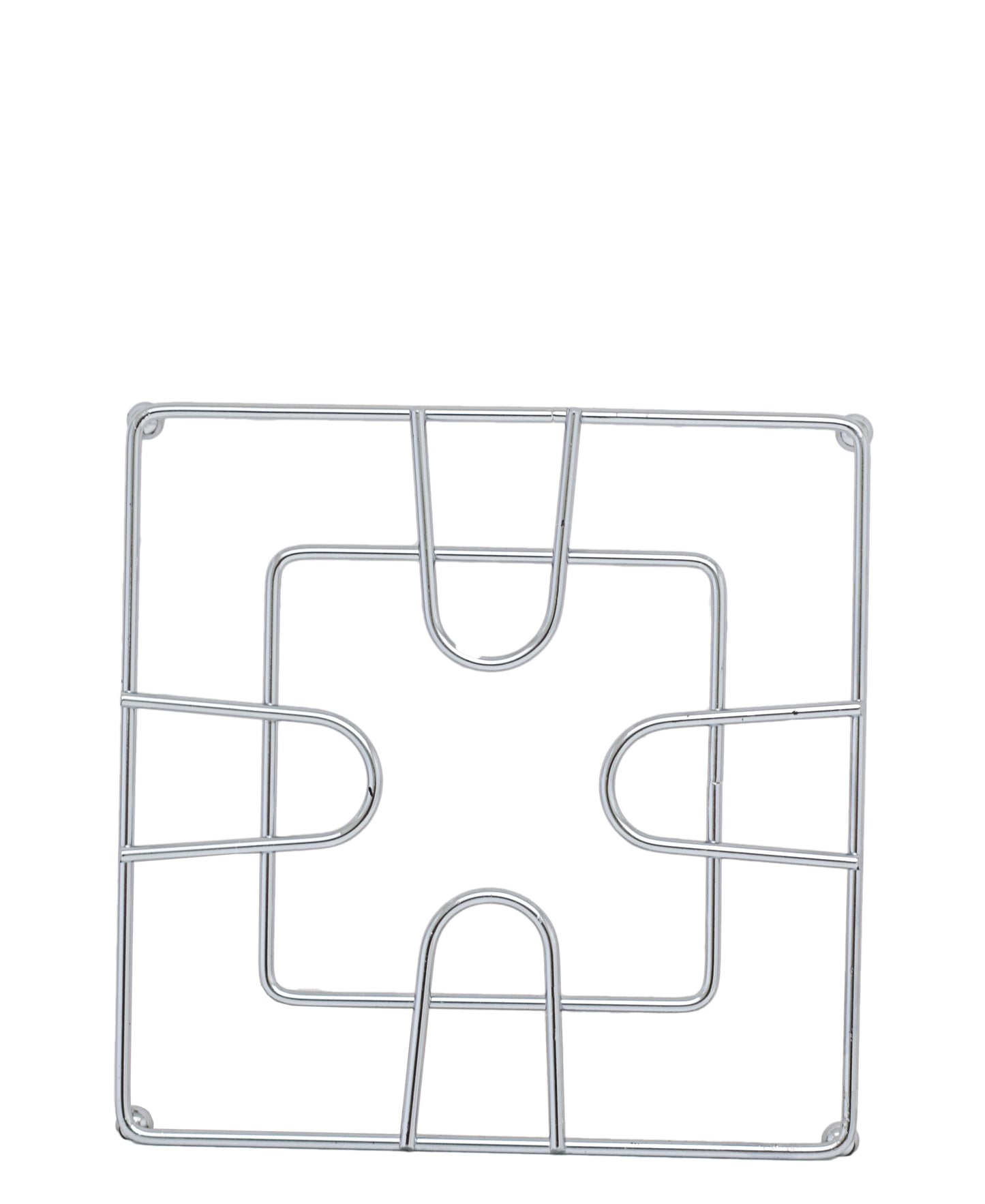 Kitchen Life Stainless Steel Square Trivet - Silver