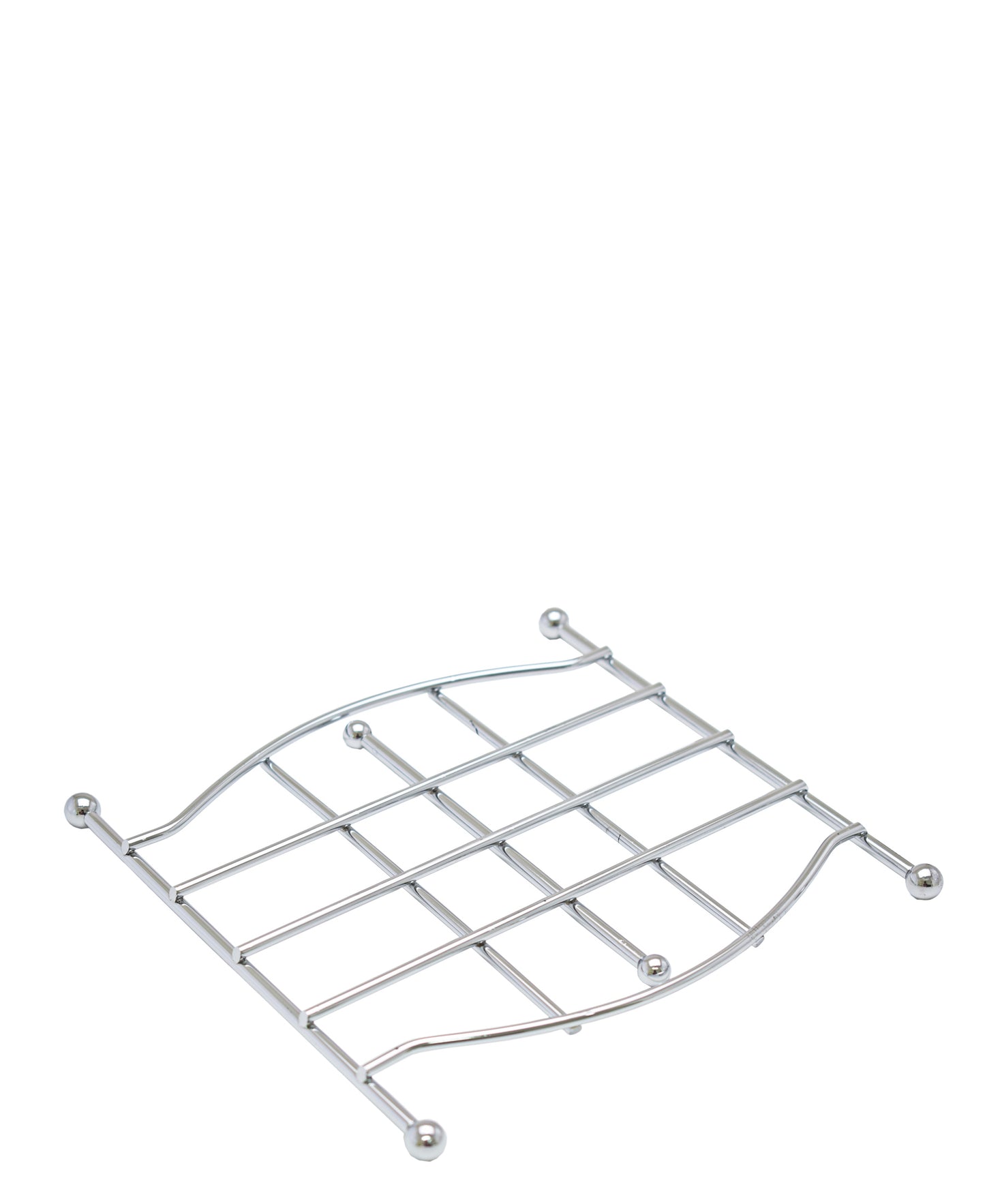 Kitchen Life Stainless Steel Square Trivet - Silver