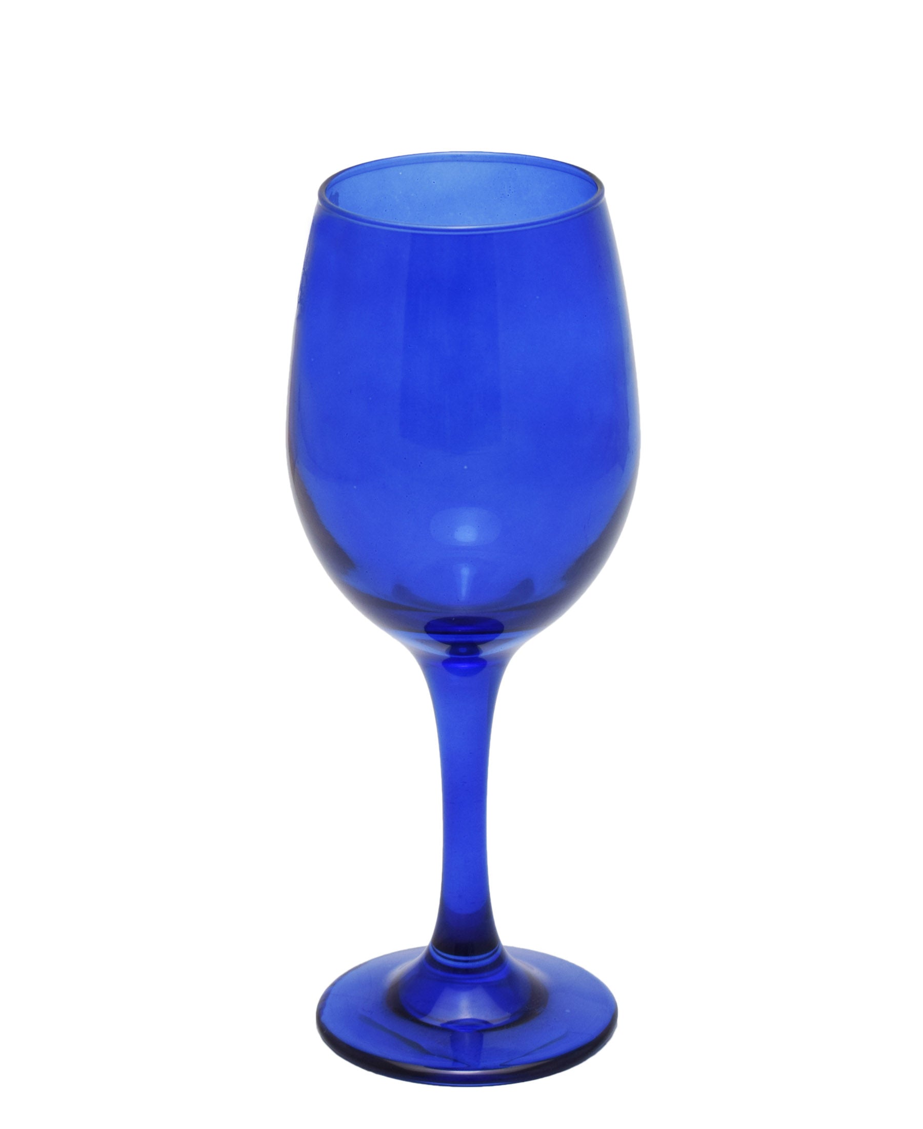Unique Designs Simplicity Stem Wine Glass - Blue