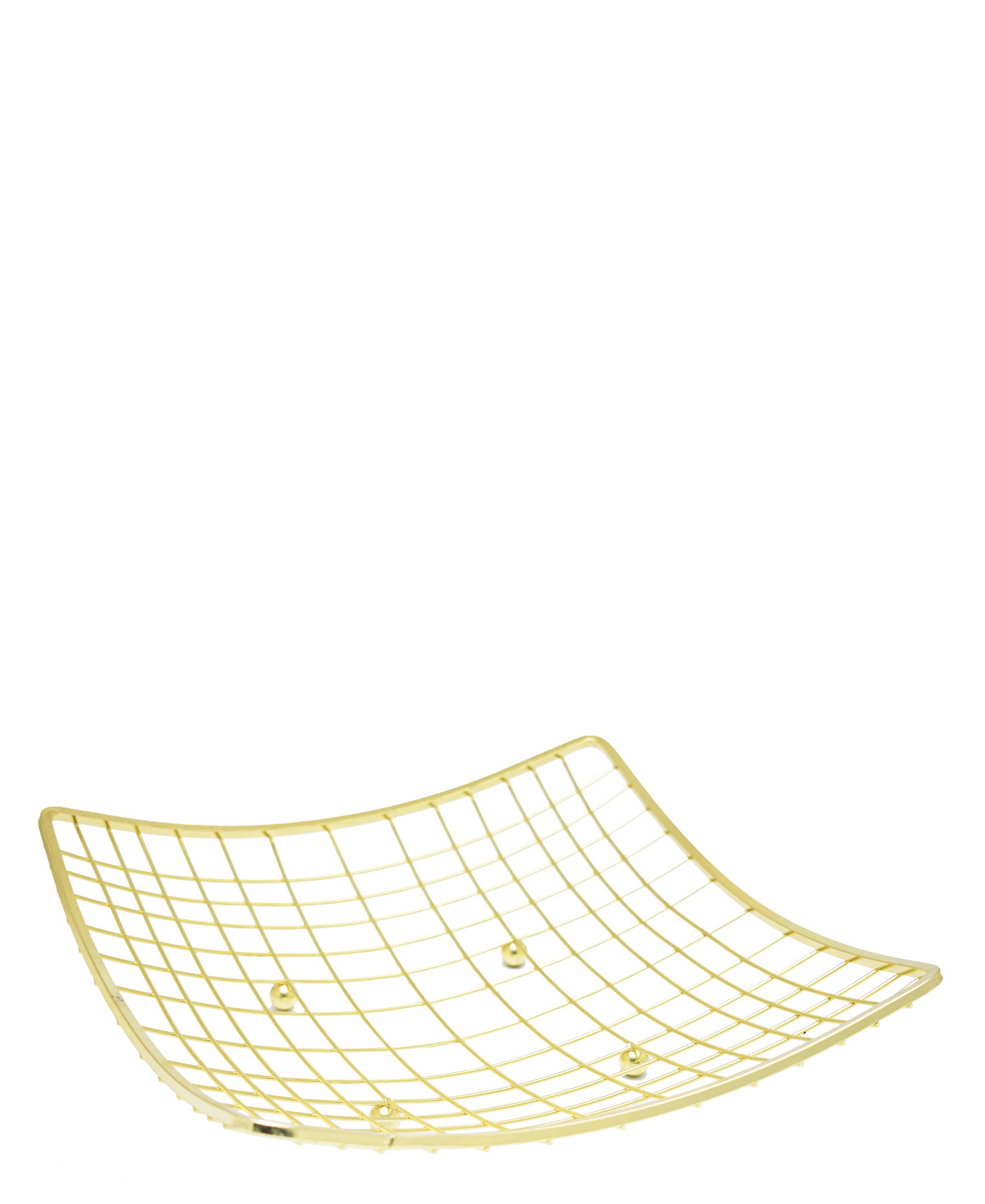 Urban Decor 28cm Fruit Basket - Gold