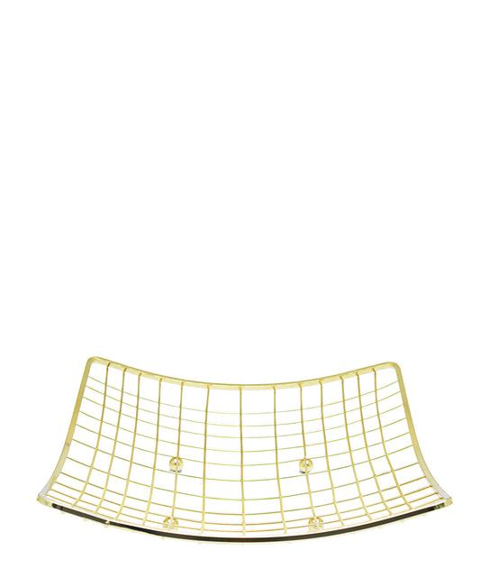 Urban Decor 28cm Fruit Basket - Gold