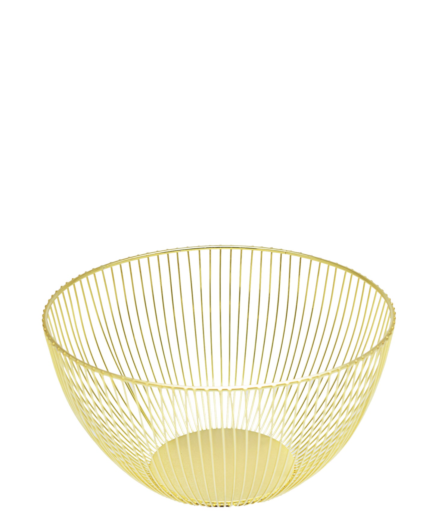 Kitchen Life 25cm Fruit Basket - Gold