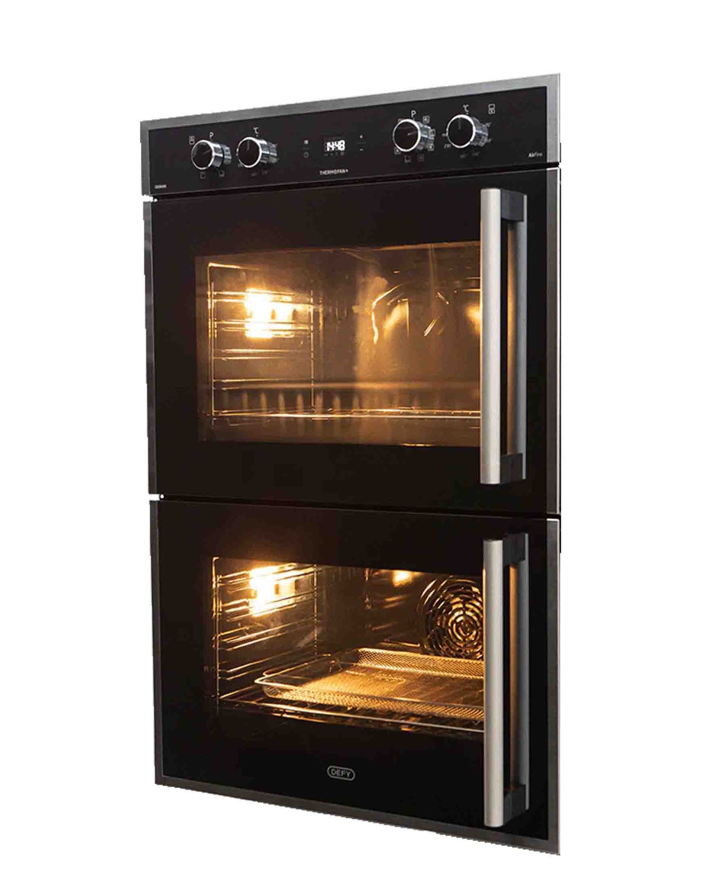 Defy 80l Gourmet Multifunction Double Oven - Black