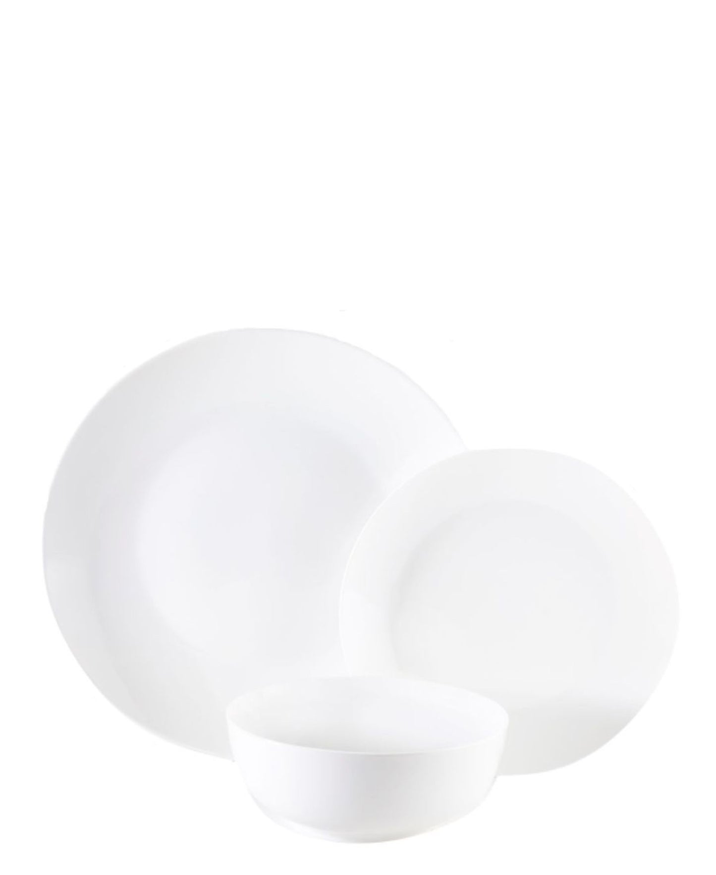 Russell Hobbs 12 Piece New Bone Rim Dinner Set - White