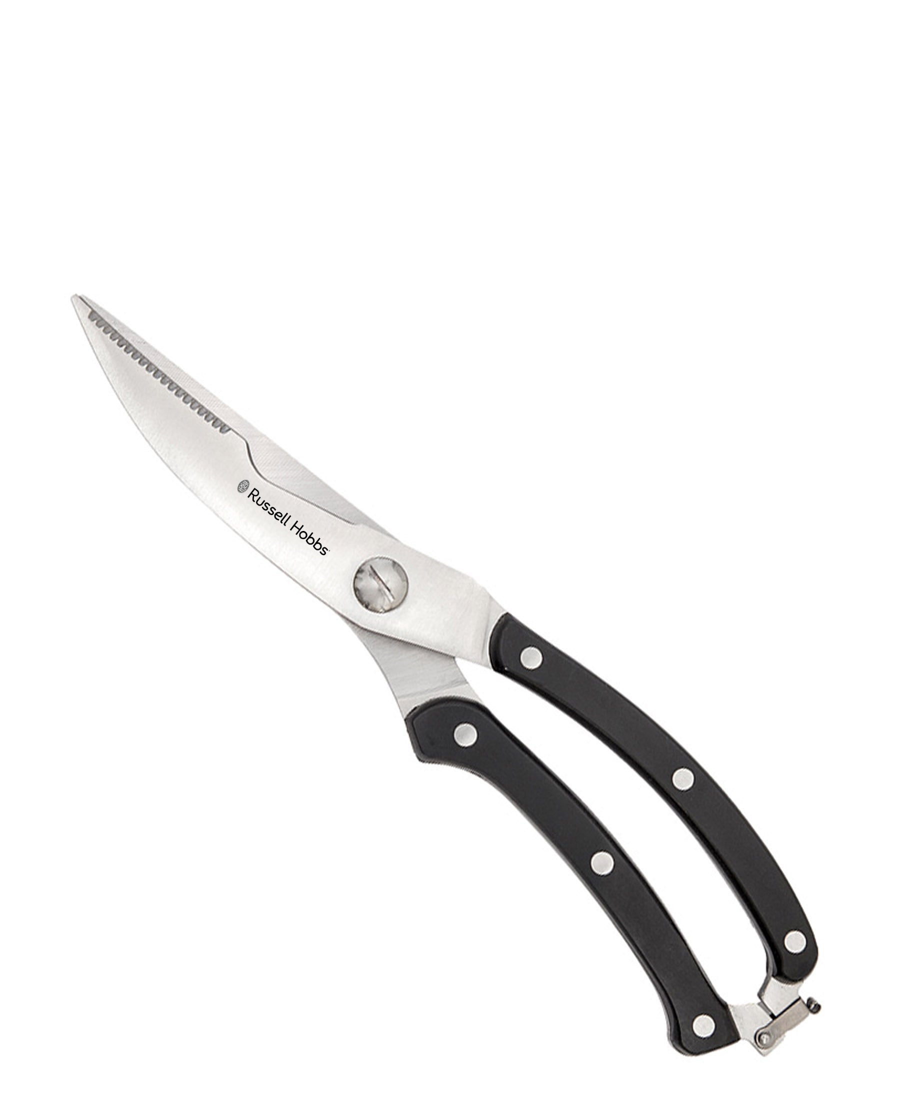 Russell Hobbs Classique Stainless Steel Springload Poultry Shears - Silver