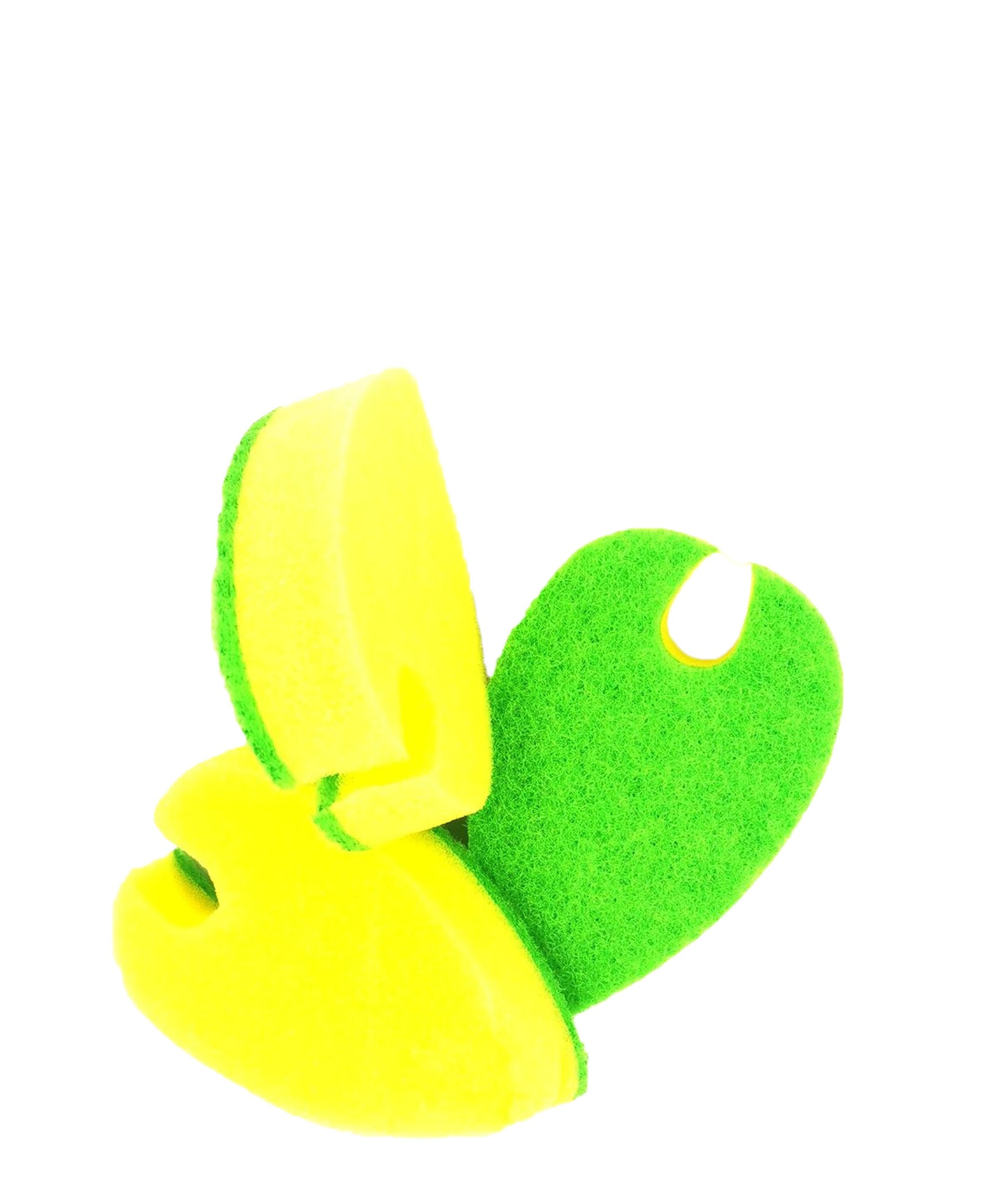 O2 3 Piece Quick Dry Sponges - Yellow & Green