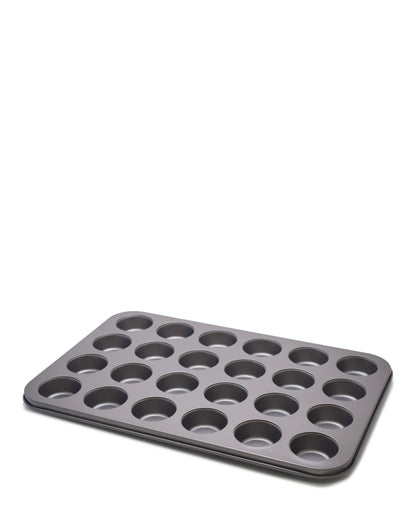 O2  Muffin Pan 24 Cup - Black