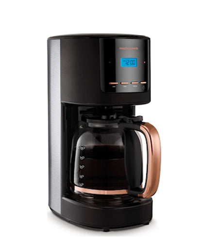 Morphy Richards Digital Coffee Maker - Black & Rose Gold