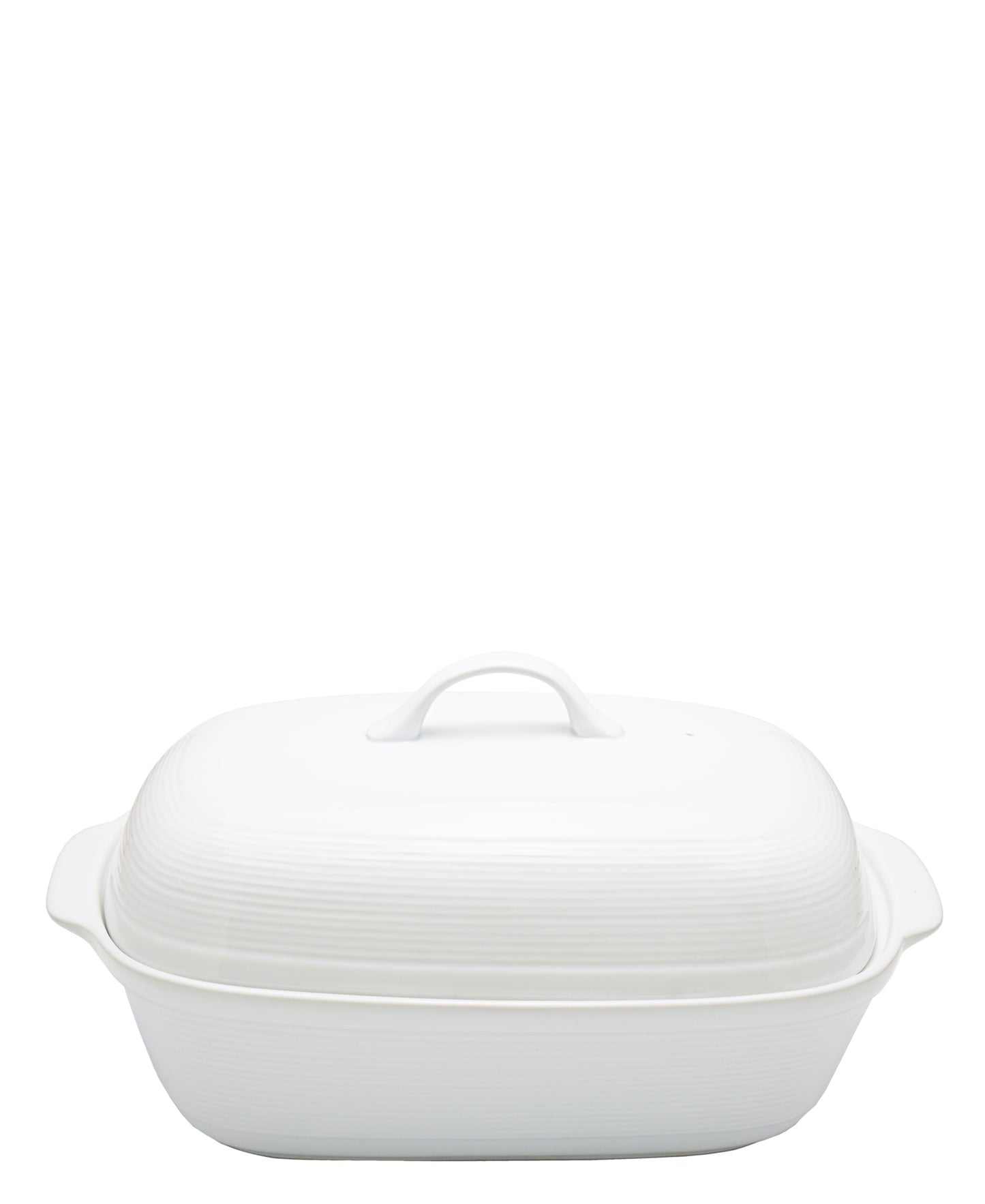 Eetrite Rectangular Casserole With Lid 37.5cm - White