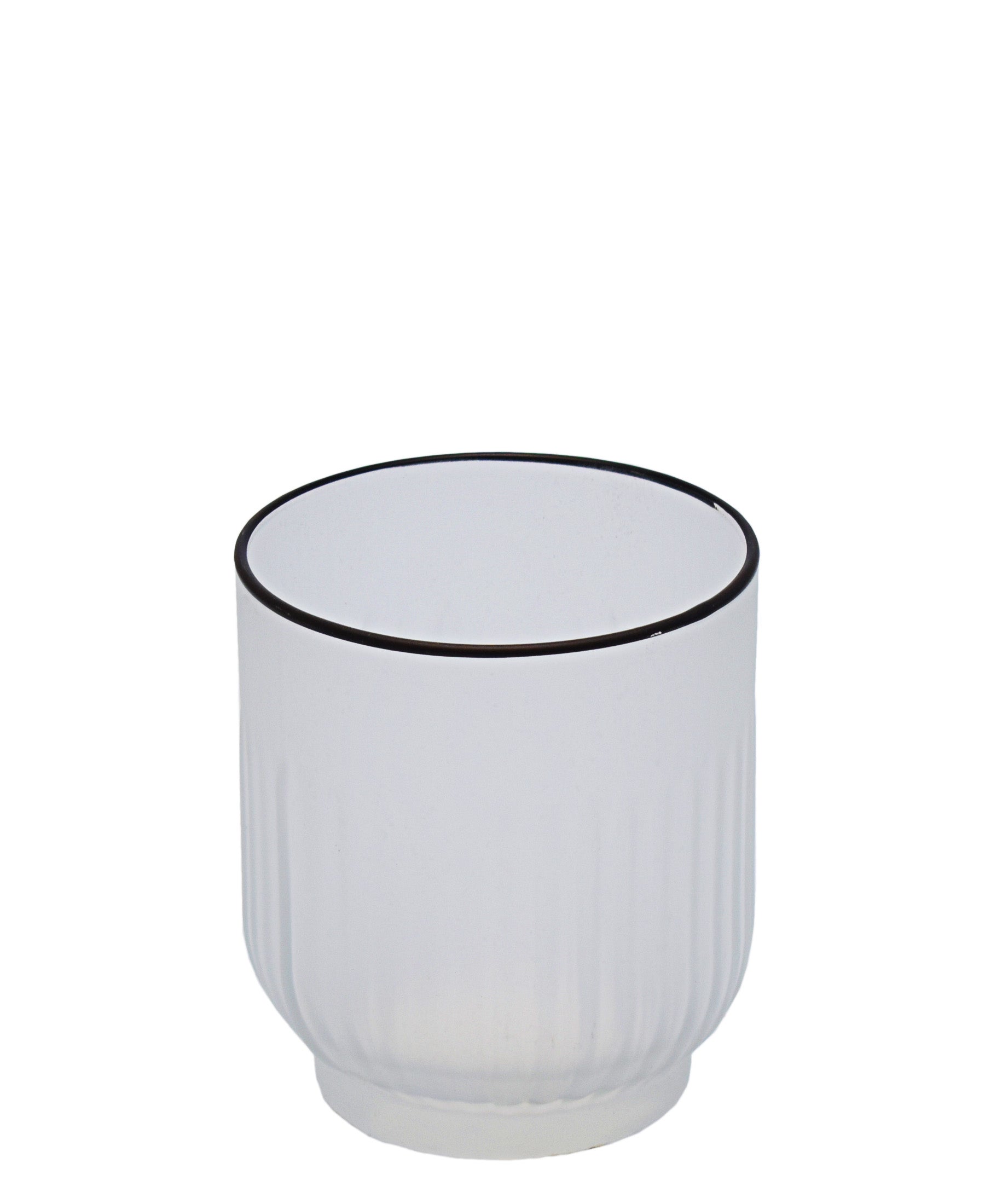 Unique Designs Textured Tokyo Whiskey Glass 330ML - Transparent