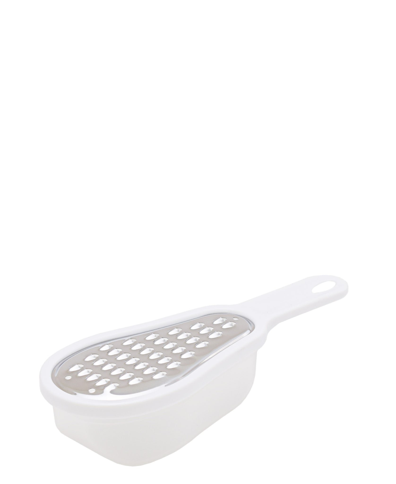 Hillhouse Mini Grater With Container - White