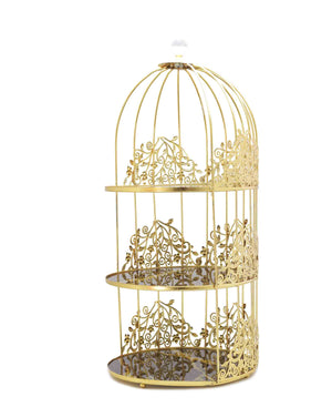 Bursa Collection 3 Tier Serving Stand - Gold
