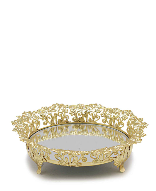 Bursa Collection Round Sugar Bowl - Gold