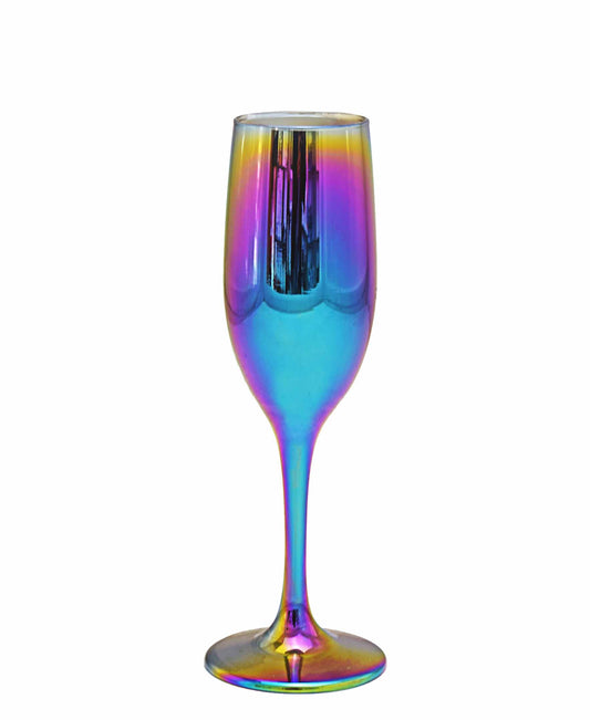 Kitchen Life Wine Glass - Rainbow