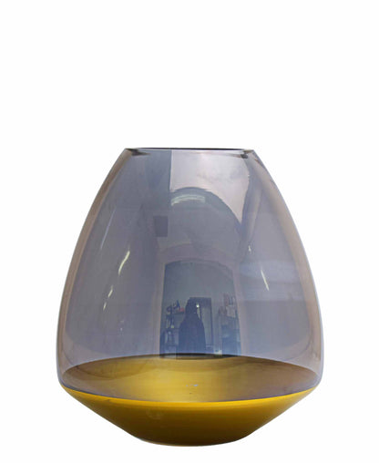 Urban Decor Austin Smoke Vase - Clear