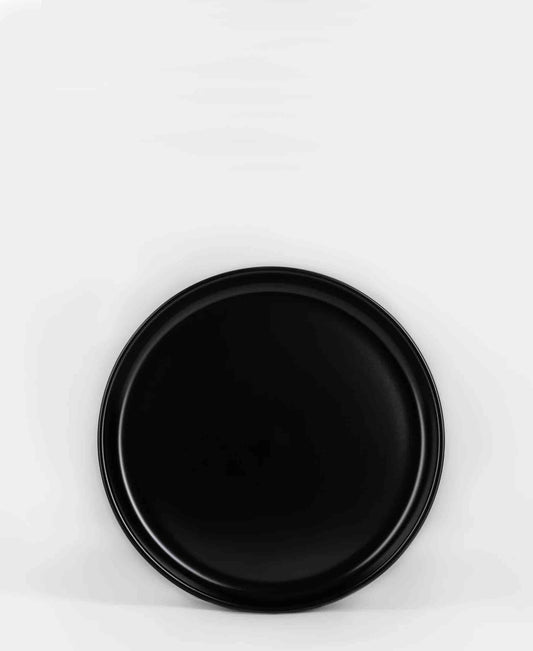 Jenna Clifford Flat Stackable Side Plate - Black