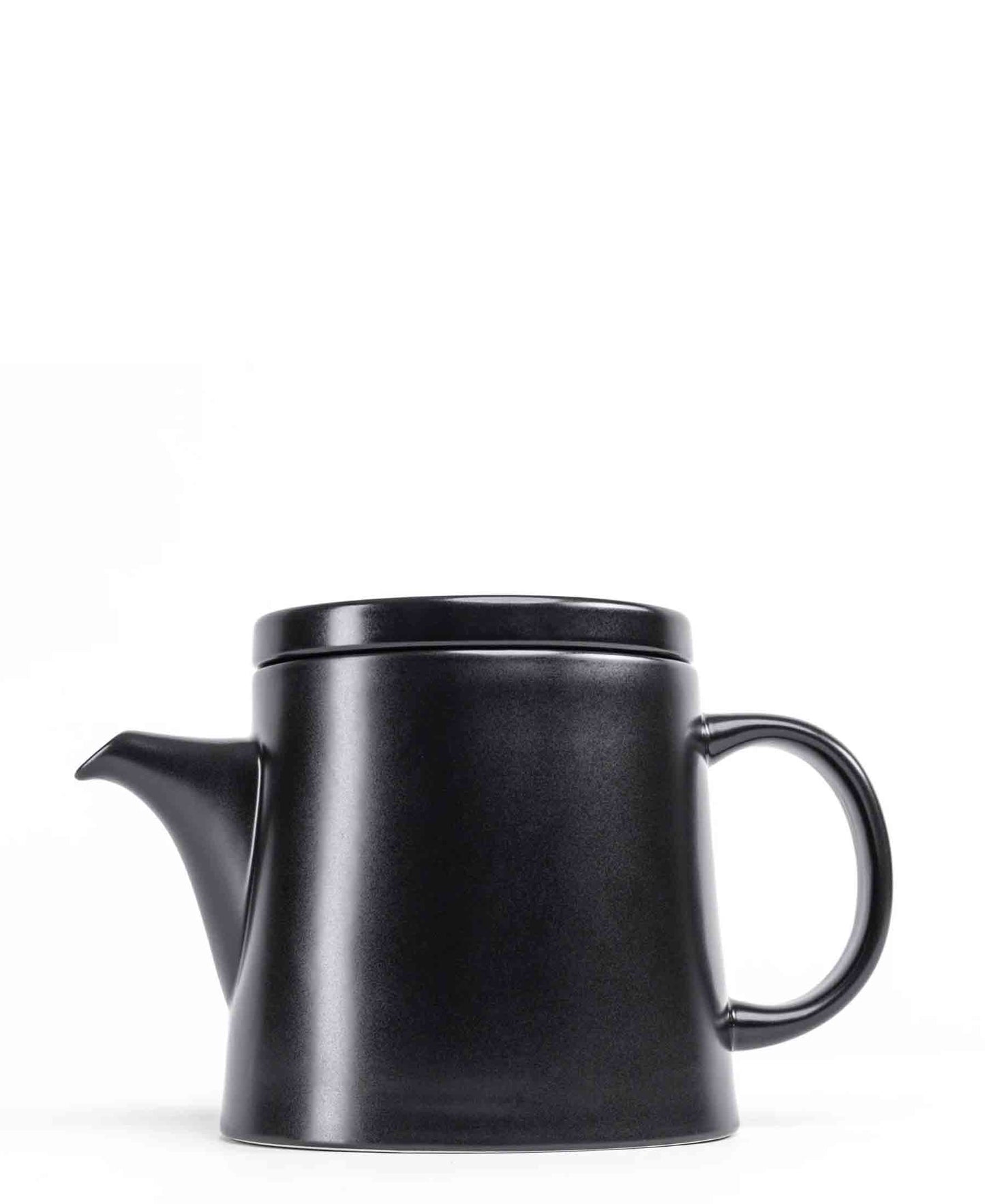 Jenna Clifford Flat Stackable Tea Pot - Black