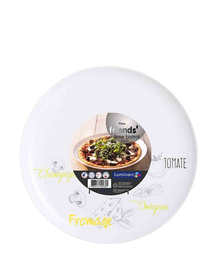 Luminarc Friends Time Pizza Plate 32cm - White