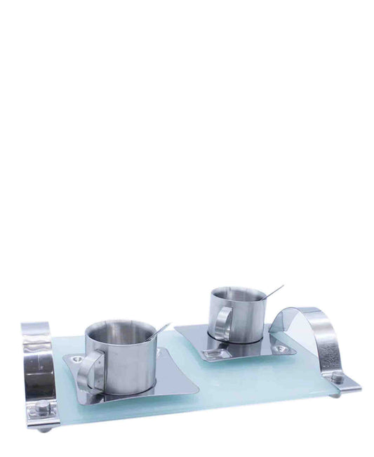 Kitchen Life 7 Piece Coffee Set - Silver