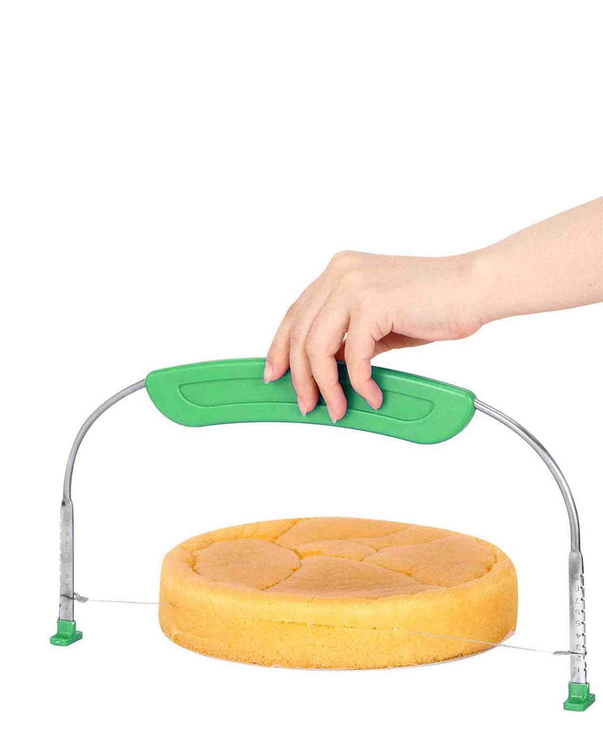 Baking Leveler Bakeware Cake Leveler 30cm - Silver & Green – The Culinarium