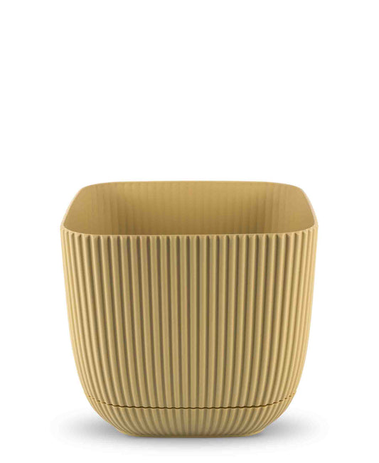 Urban Decor Square Coral Pot Plant  0.27Lt  - Gold