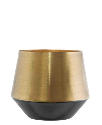 Urban Decor Vase 16cm - Gold & Black