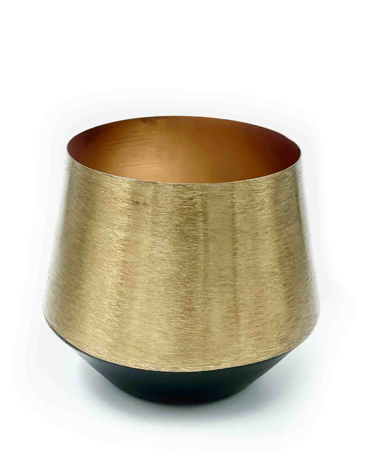 Urban Decor Vase 16cm - Gold & Black