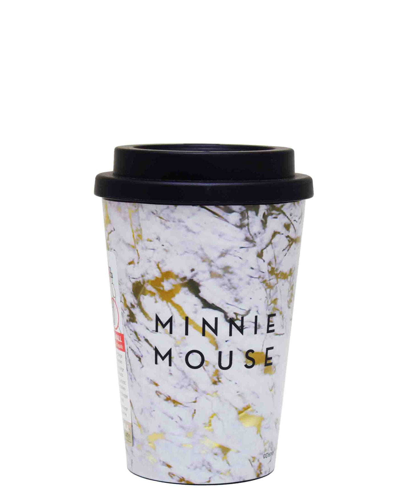 Minnie Mouse 390ML Double Wall Travel Mug - Grey