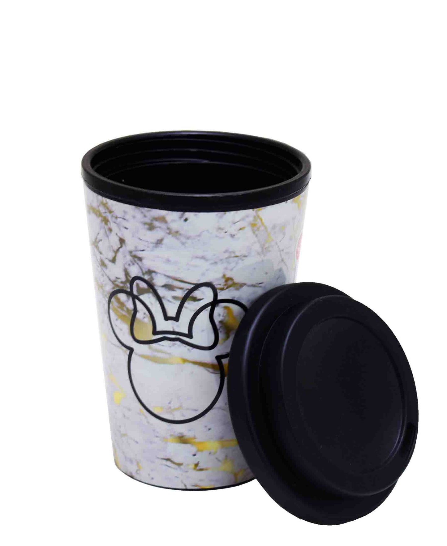 Minnie Mouse 390ML Double Wall Travel Mug - Grey