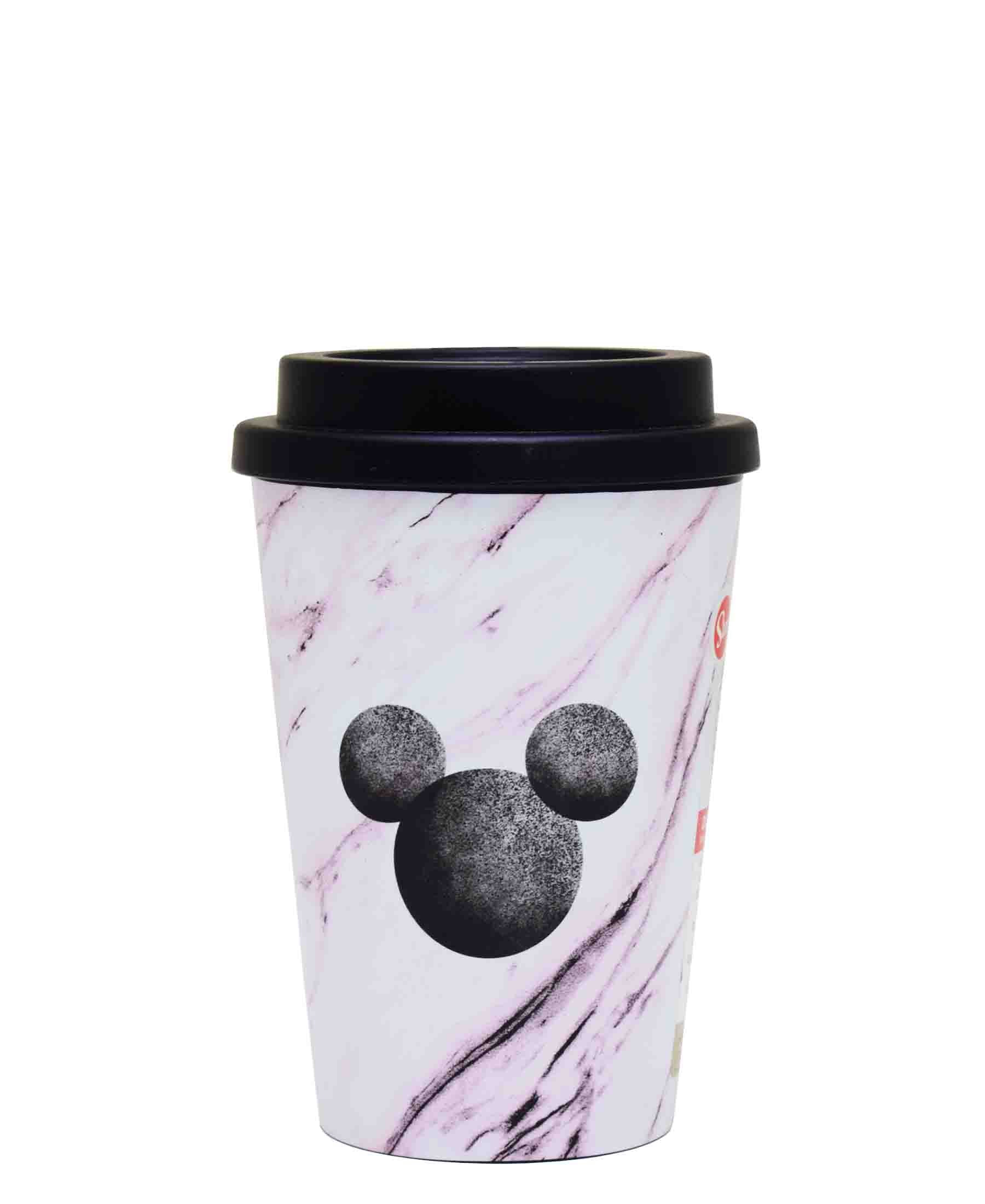 Mickey Mouse 390ML Double Wall Travel Mug - White
