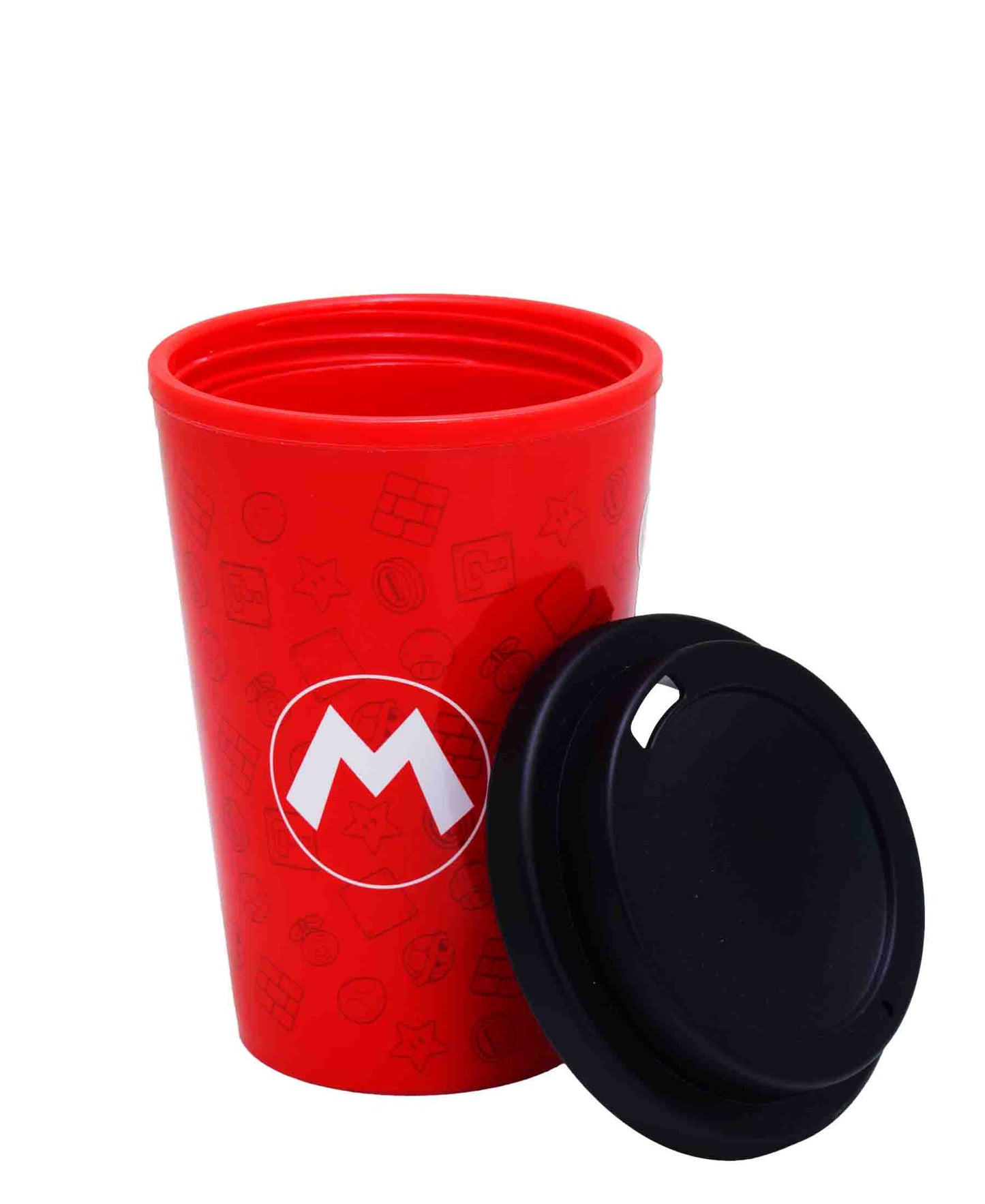 Super Mario 390ML Double Wall Travel Mug - Red