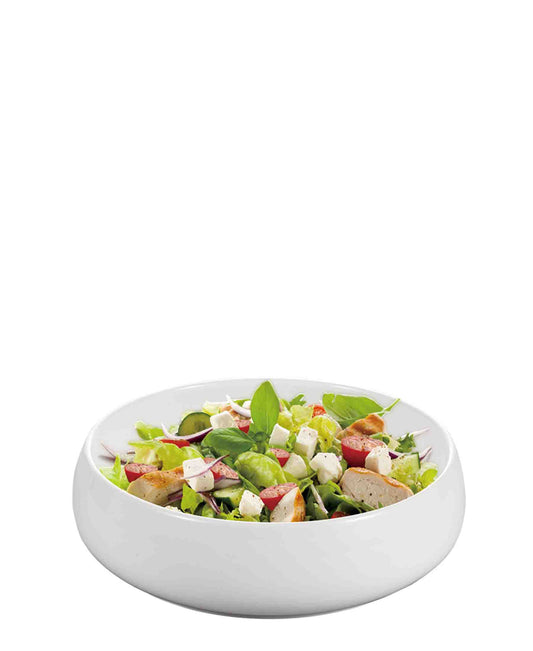 Home Classix Round Salad Bowl - White
