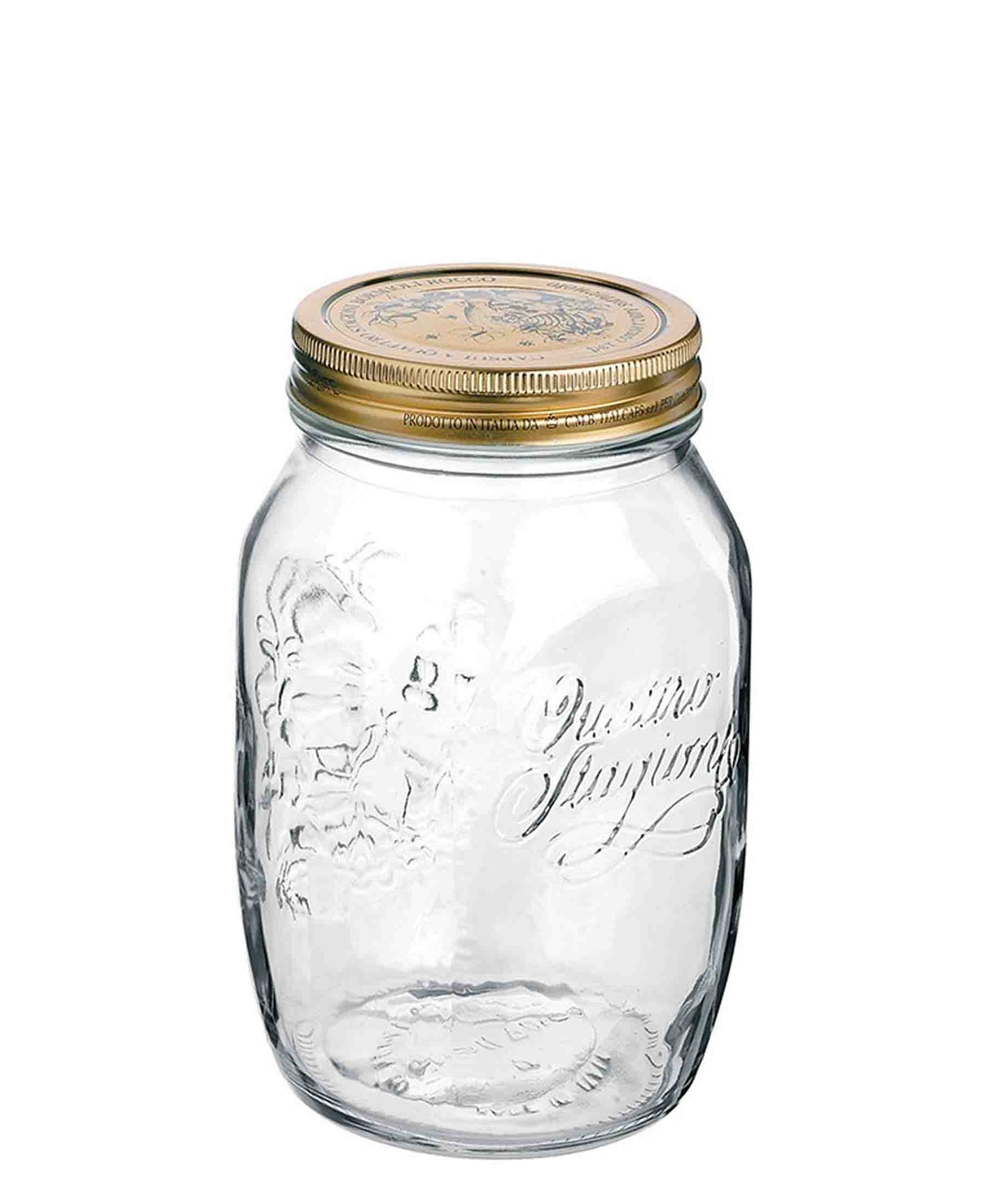 Bormioli Rocco Quattro Stagioni Preserving Jar 1Litre - Clear