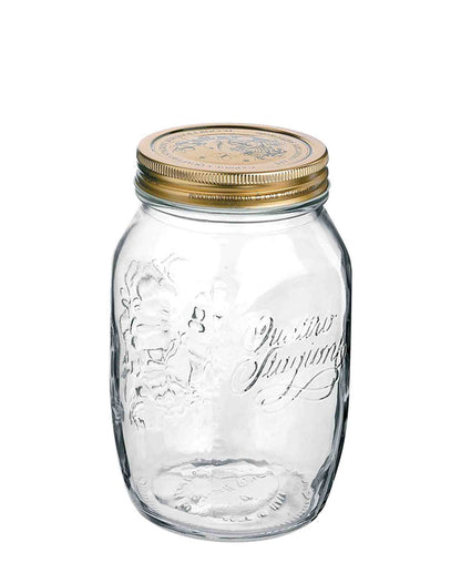 Bormioli Rocco Quattro Stagioni Preserving Jar 1Litre - Clear