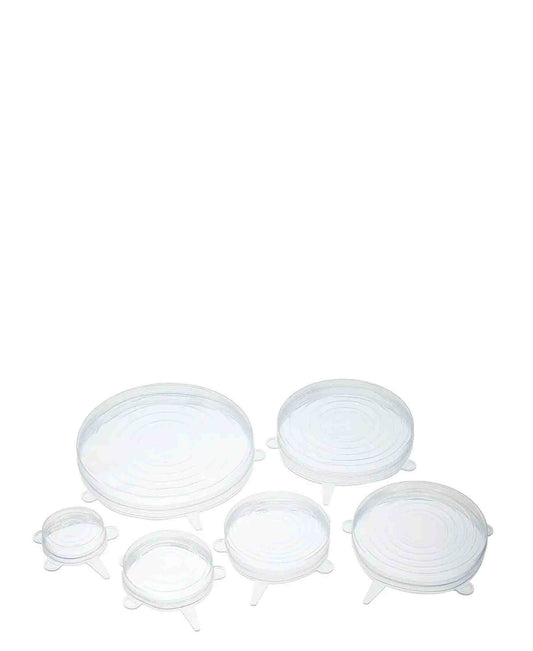 Kitchen Life Silicone Stretch Lids - White