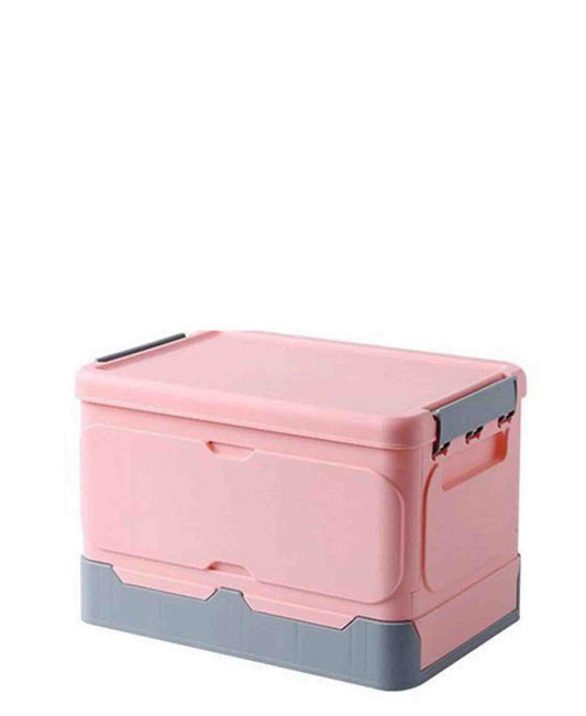 Fine Living Small Foldable Storage Clip Boxes - Pink