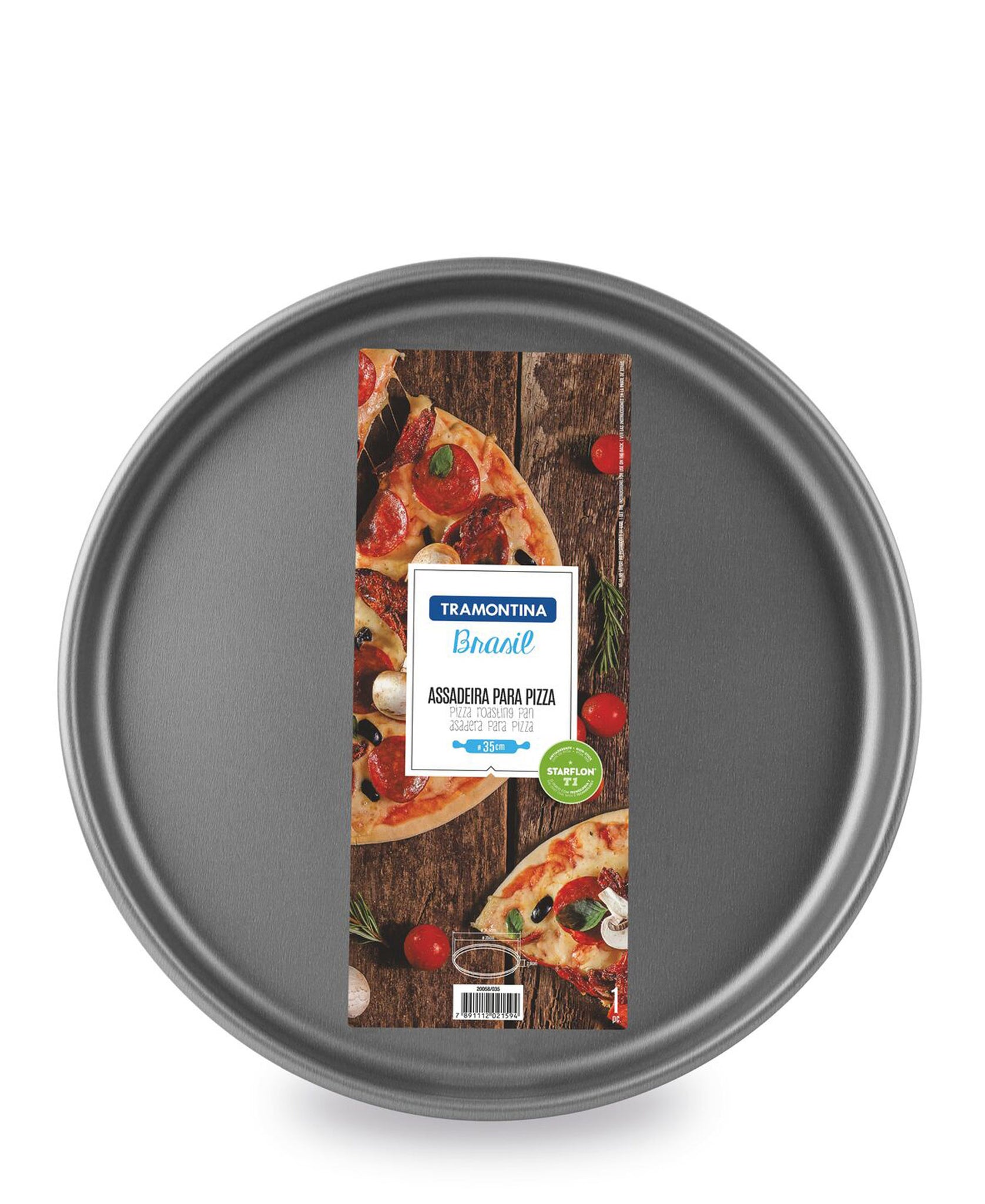 Tramontina Pizza Mold With Interior Nonstick Coating 30cm - Grey