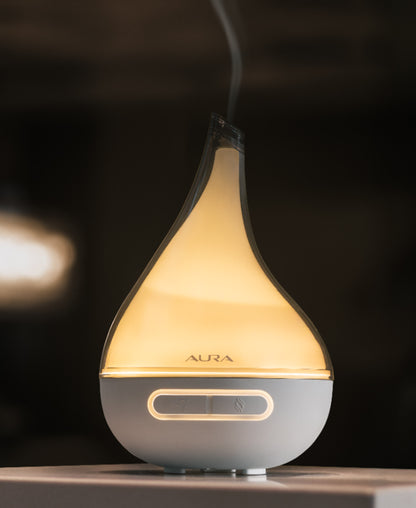 Aura Lamp Diffuser - Black & White