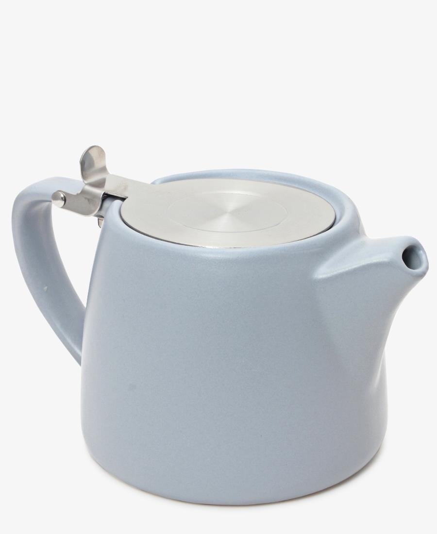 Stoneware Stackable Teapot Infuser - Grey