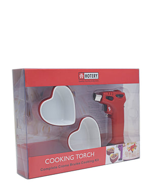 Chef's Torch W2 Heart Ramekins GB Set - Red