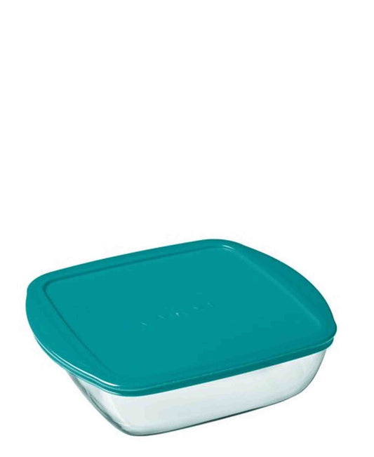 Pyrex Cook & Store 2,2Lt Square Dish With Lid - Clear