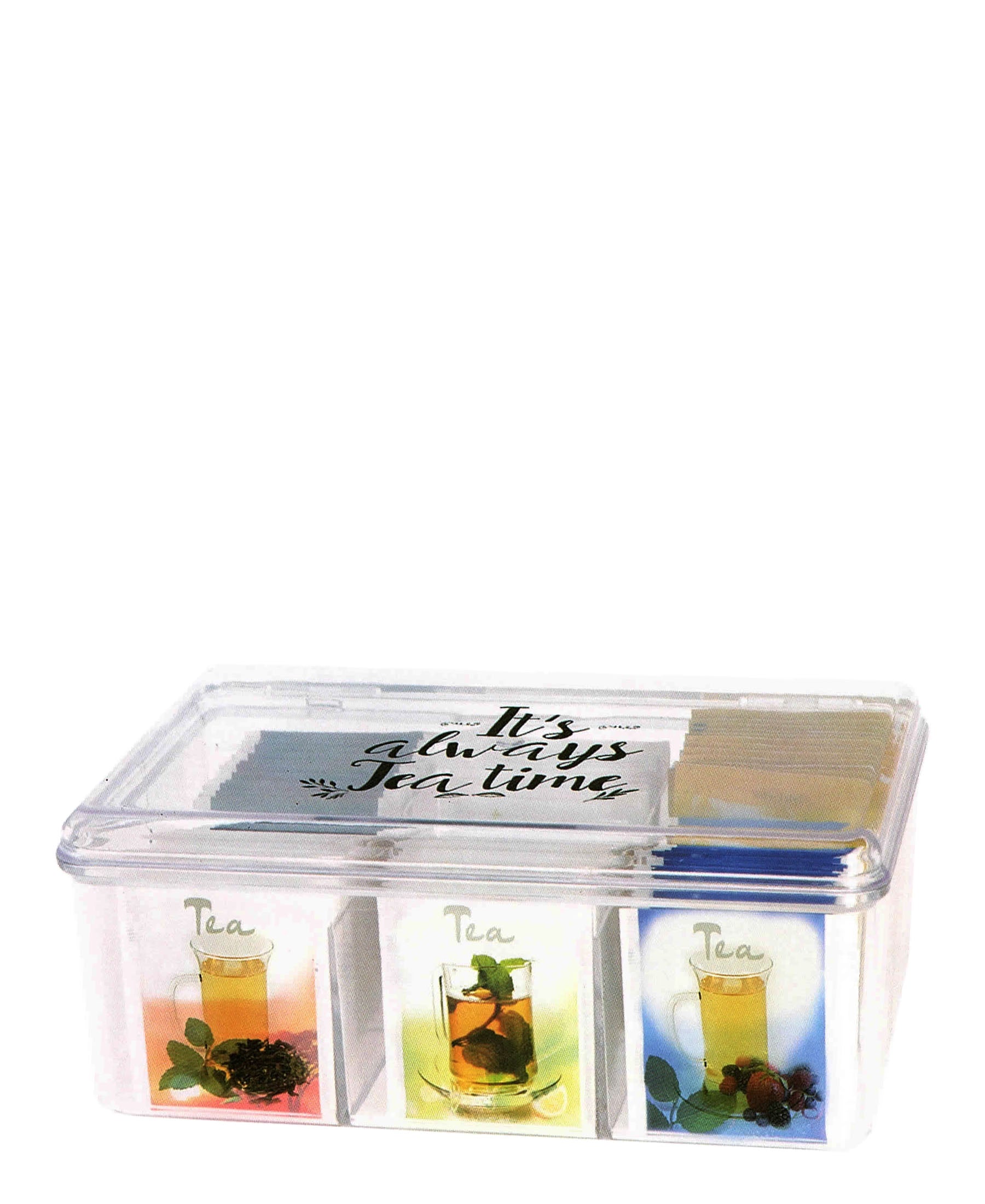Kitchen Life Acrylic Tea Box - Clear