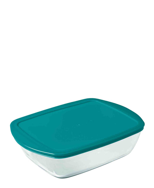 Pyrex Cook & Store 1,1Lt Rectangular Dish With Lid - Clear