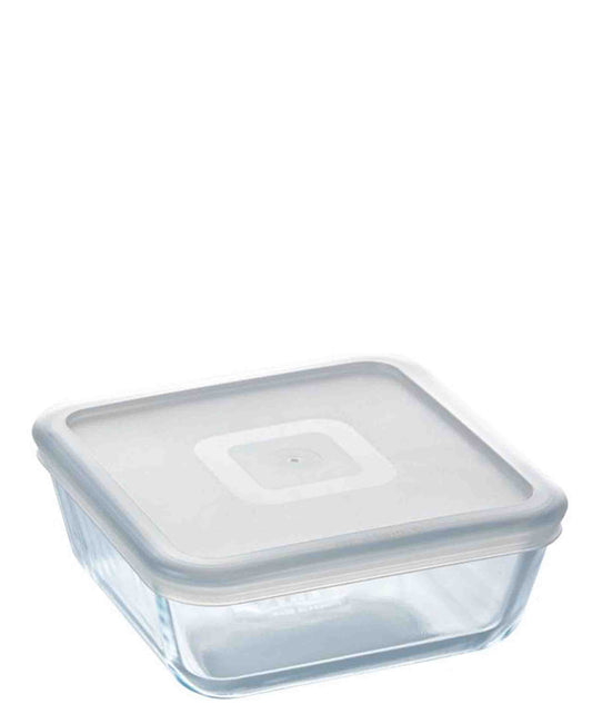 Pyrex Cook & Freeze 2Lt Square Dish With Lid - Clear