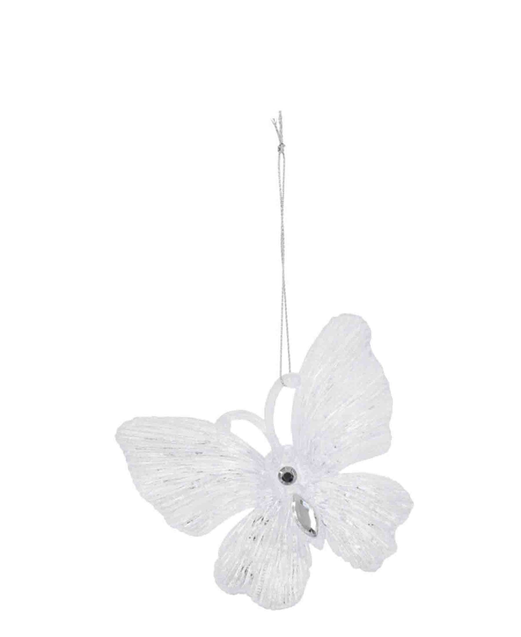 Home & Styling 11cm 2 Piece Hanging Decoration - Silver
